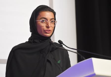 وزيرة الثقافة والتنمية المعرفية الاماراتية نورة الكعبي