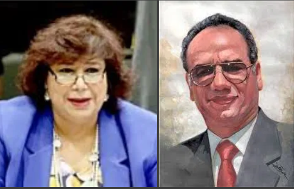 د.حسن عطية - وزيرة الثقافة المصرية