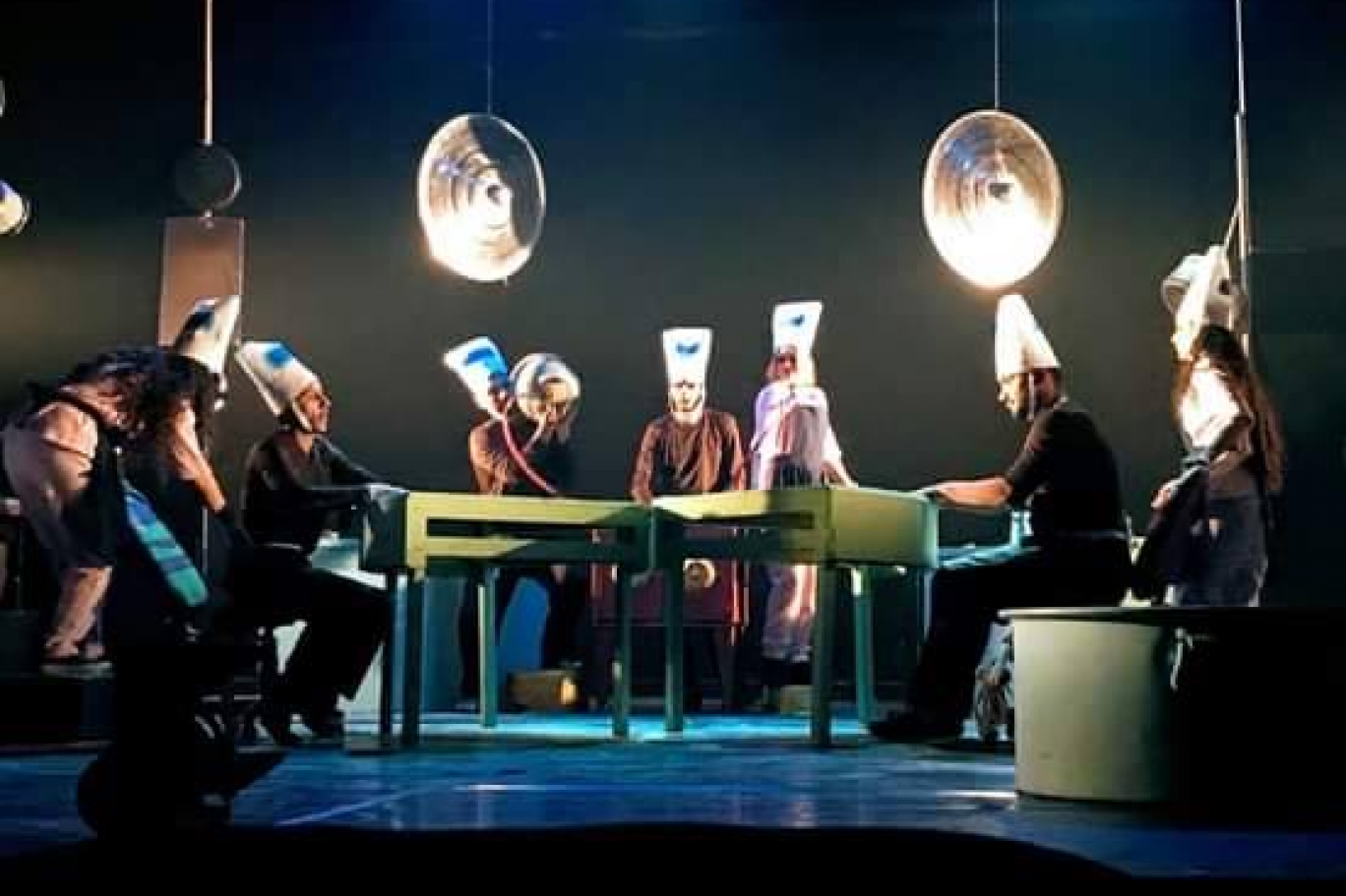 من مسرحية "هذيانات شكسبير" للكاتب والمخرج الأردني إياد الريموني